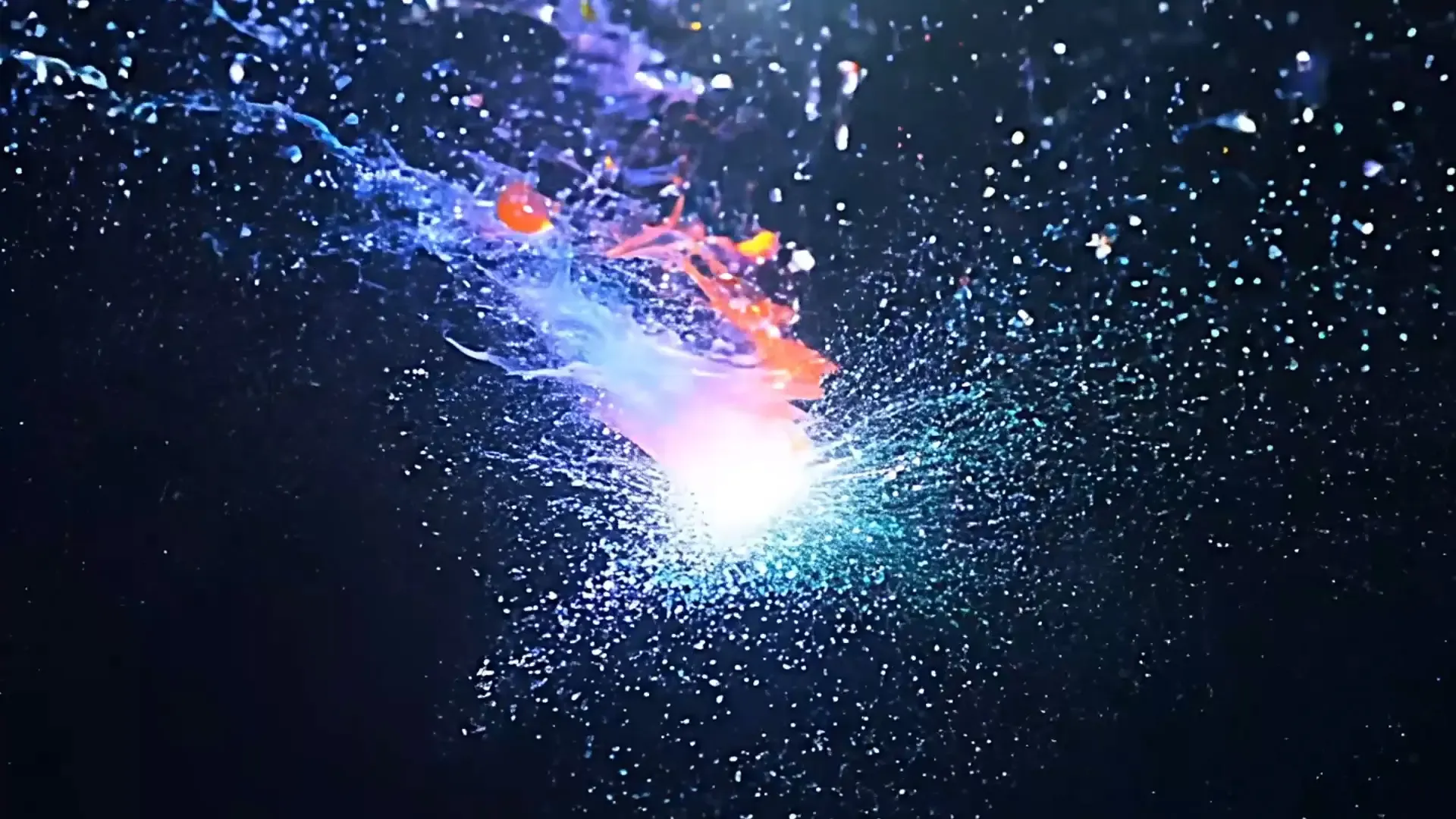 Abstract Paint Explosion Overlay for Modern Video Projects